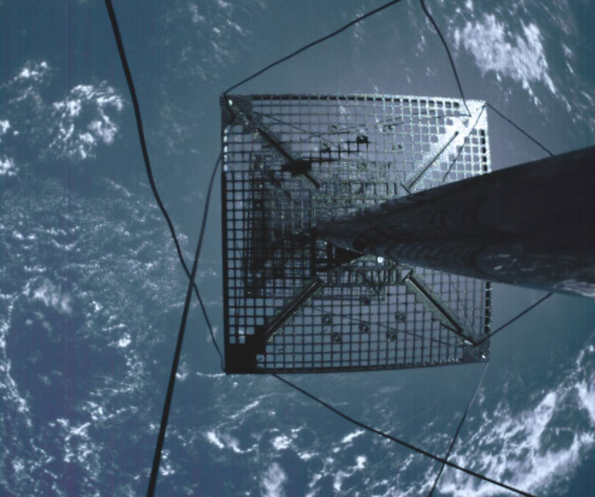 VHF antenna Gomspace satellite